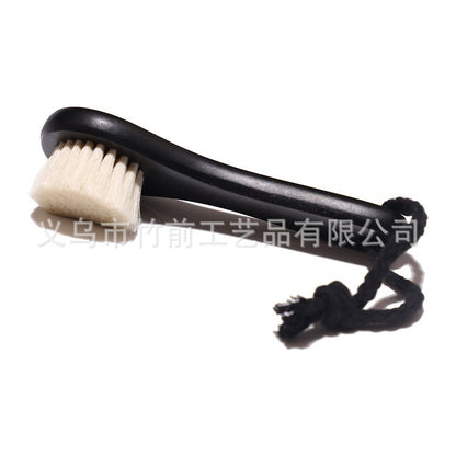 Baby hair comb round head beech wood baby bath brush children's bath brush