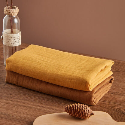 Kangobaby #Old Time# 100% Cotton Plain Color 2pcs Set Hot Sale Baby Muslin Swaddle Blanket
