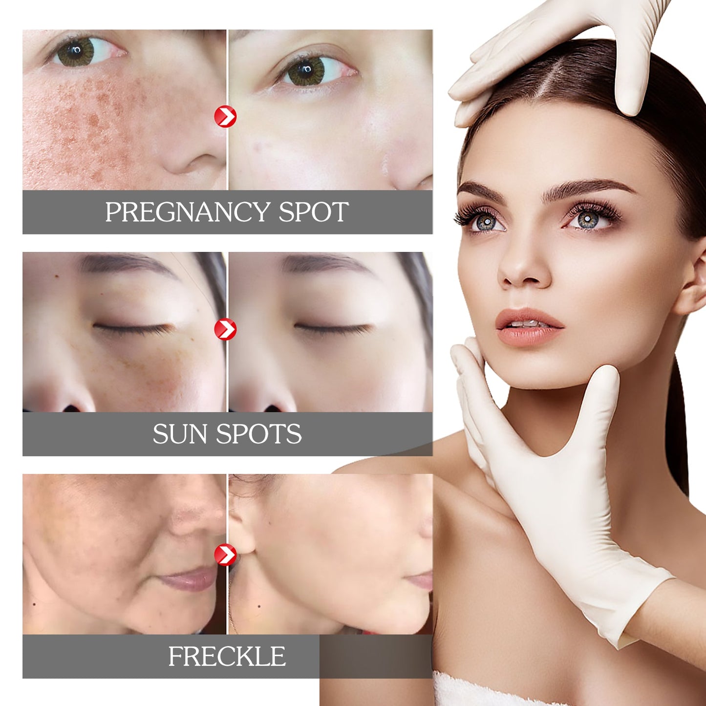 Face Brightening Serum, Lighten Dark Spots Moisturizing And Repairing Fine Lines Brightening Serum