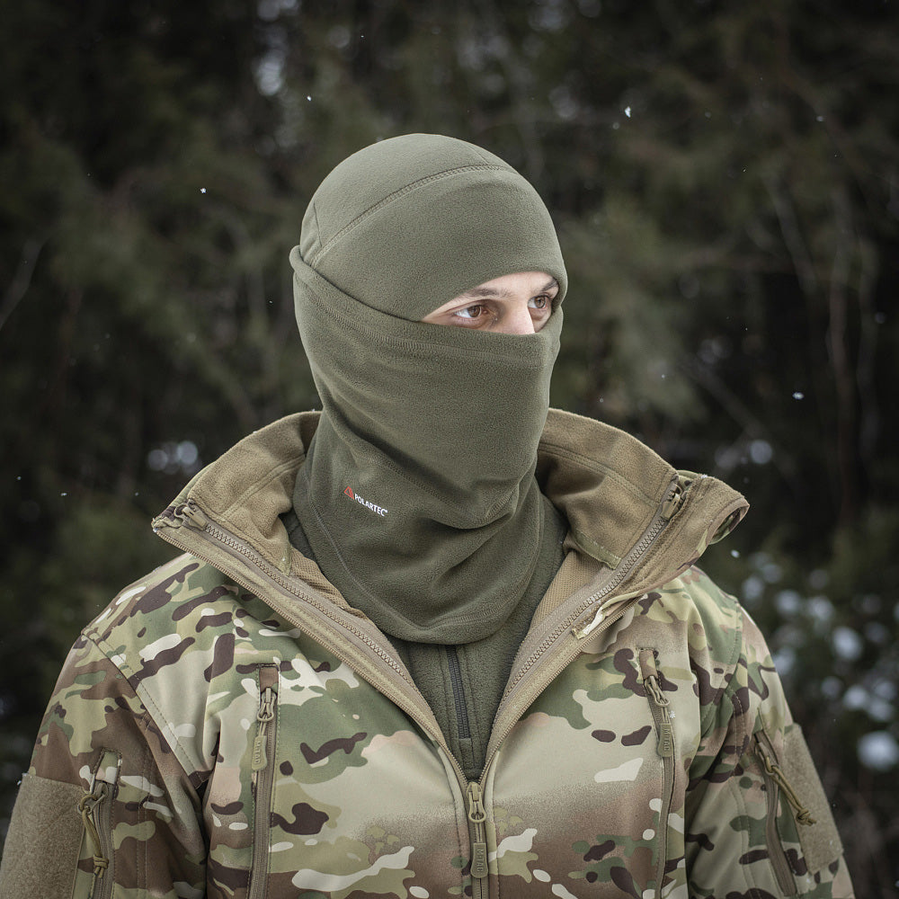 M-Tac Anatomical Neck Gaiter with Drawcord Polartec