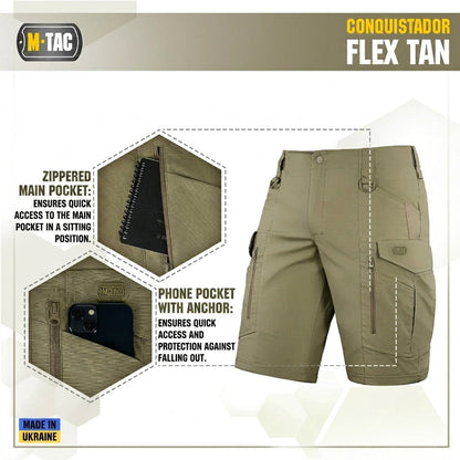 M-Tac Tactical Shorts Conquistador Flex