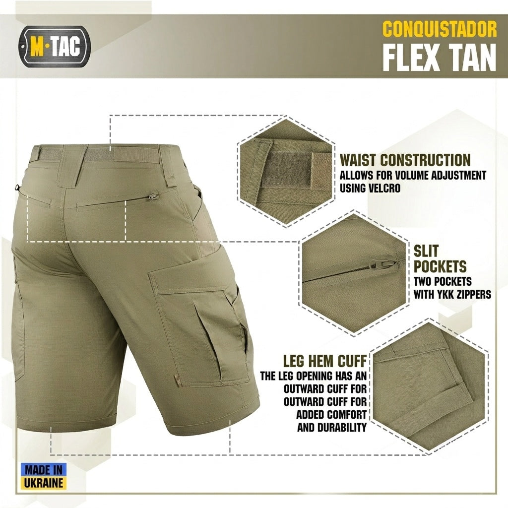 M-Tac Tactical Shorts Conquistador Flex