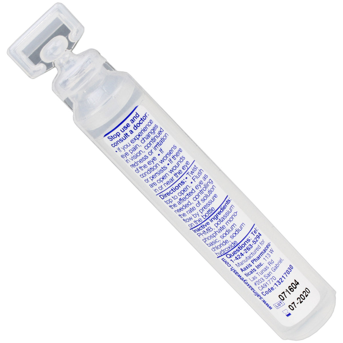 Eye Wash, 0.5 oz.