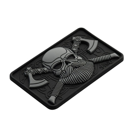 M-Tac Bearded Skull with Axes 3D PVC