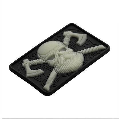 M-Tac Bearded Skull with Axes 3D PVC