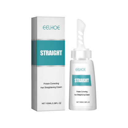 Protein Correcting Hair Straightening Cream, Nourishing Hair Repair Damage Smooth Furry Split Hair Care Cream