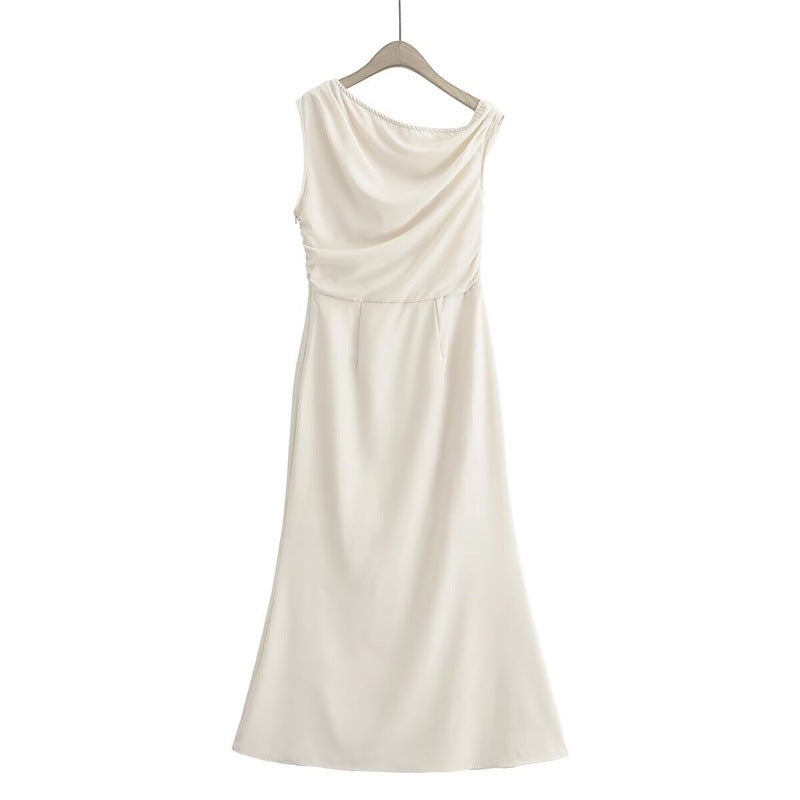 Fashionable and Sexy Off-the-Shoulder Waist-Cinching Bodycon Dress for Women