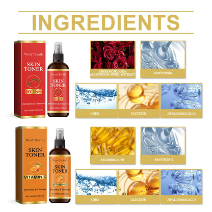 Toner Spray Hydrates And Moisturizes And Brightens Skin