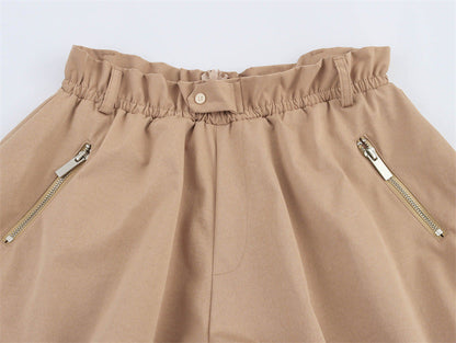 Summer new fashionable and versatile balloon version casual shorts