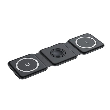 3-in-1 Magnetic Multi-function Charger Folding Wireless Charger for Xiaomi  Apple Phone Headset Watch Airpods Charger