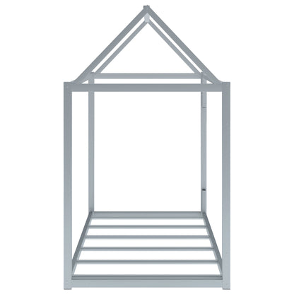 Metal House Shape Platform Bed twin