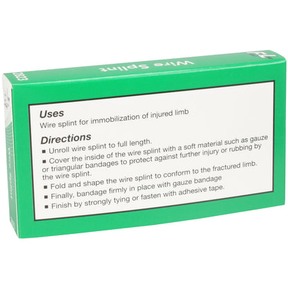 Rolled Wire Splints, 1 per box