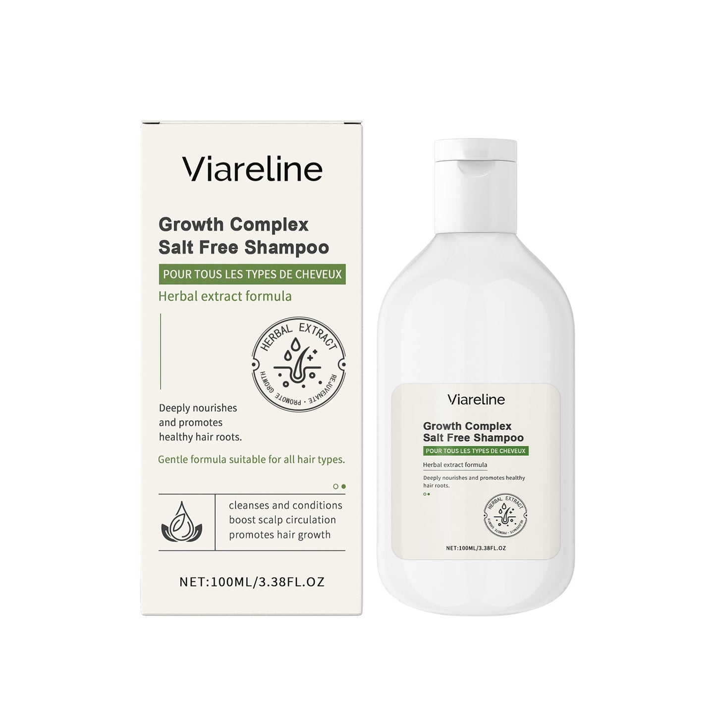 Herbal Hair Care Shampoo Gently Cleanses Scalp And Improves Frizzy Hair Care Shampoo
