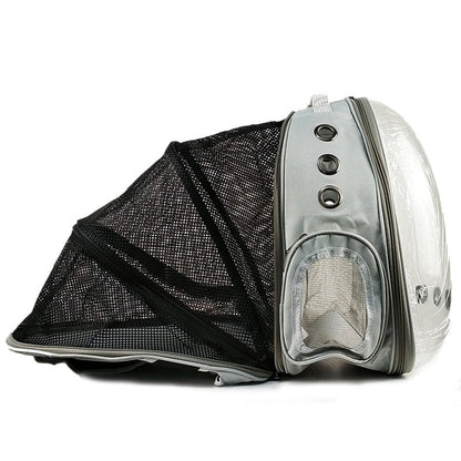 Cat Bag Panoramic Space Capsule Space Bag Pet Bag Portable Backpack Porous Breathable And Light Proof Expandable Cat Bag