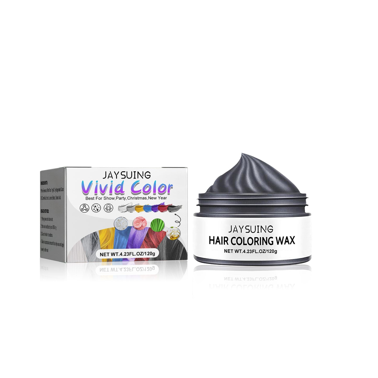 Hair Cream, Covering White Hair, Easy Coloring, Non-Dampening, Tide Color Beauty Hair Cream