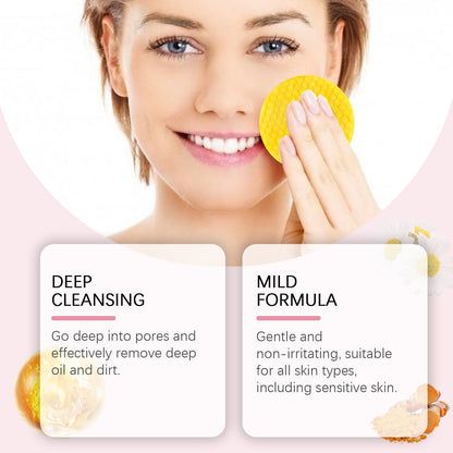 Turmeric Cleansing Pad Gently Cleanses Facial Skin And Hydrates And Moisturizes Skin Care Cleansing Pad