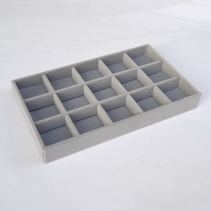 Velvet Stackable Jewelry Organizer, Portable for Rings, Earrings and Necklaces.