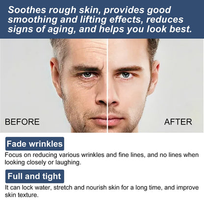 6 In 1 Face Cream For Men, Moisturizing And Smoothing Facial Cream For Fine Lines, Bags And Dark Circles