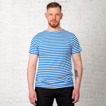 Russian Paratrooper Short-Sleeved Breton Shirt (Unisex) – Quick-Dry, Breathable, Sweat-Wicking