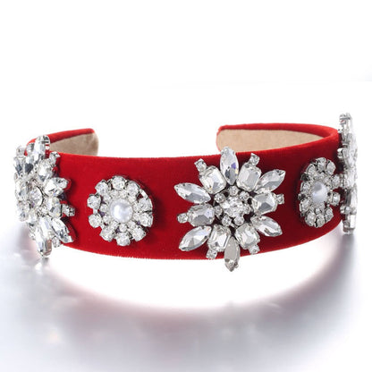 Retro Baroque Pearl Water Diamond Hair Accessories