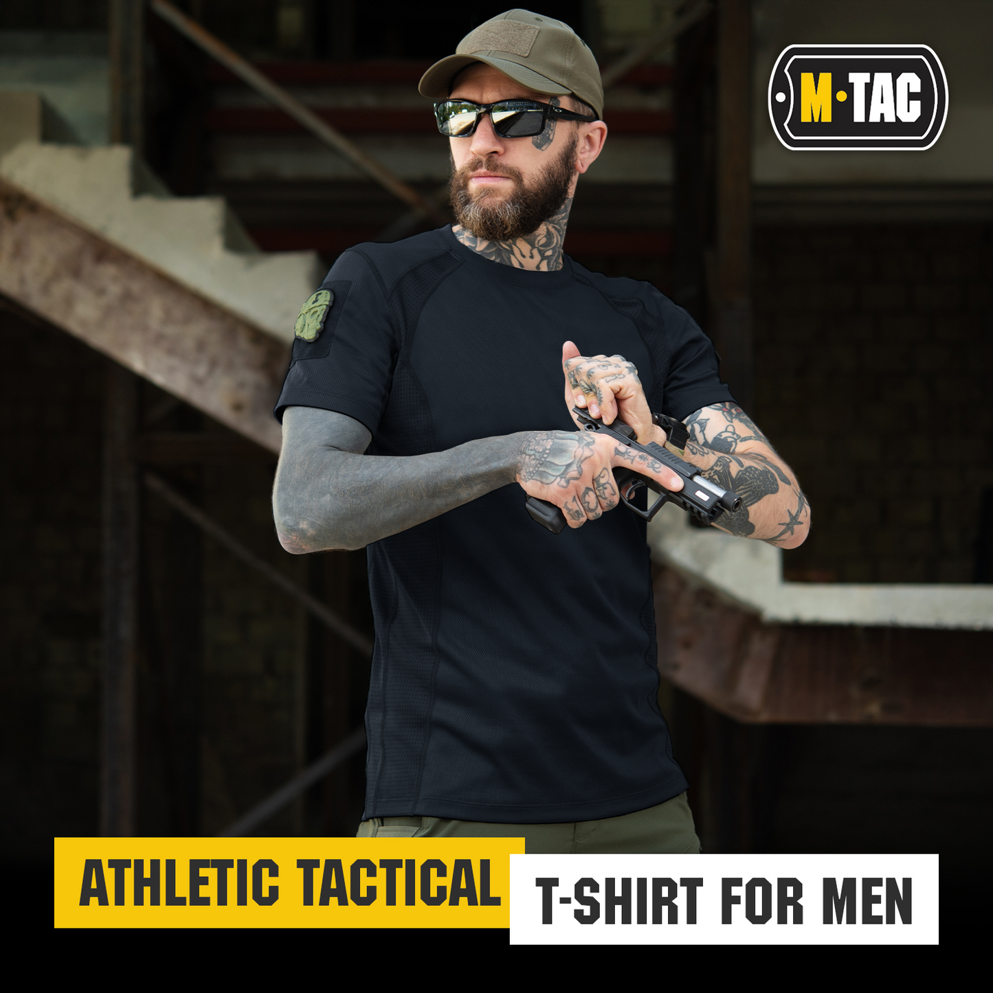 M-Tac T-Shirt Athletic Tactical Gen II with Loop Panels (Set of 3)