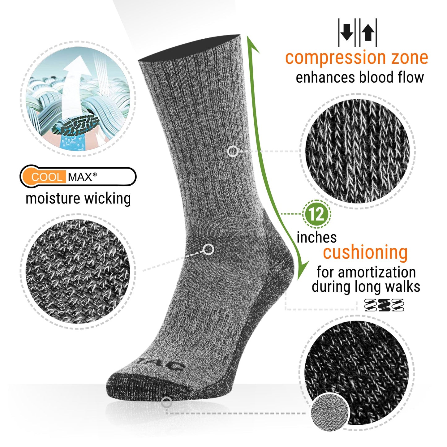M-Tac Socks Coolmax 40%