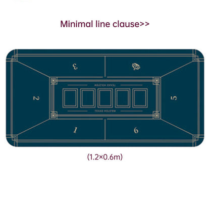 Dezhou playing card pad tablecloth table cushion square round chip rubber cushion playing card table top cushion