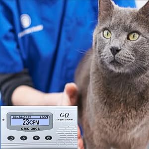 GQ 300 Series Geiger Counter Nuclear Radiation Detector Dosimeter for Beta, Gamma, X-Ray Portable Radiation Monitor with Real-Time Data Data Logging (GQ-300S)