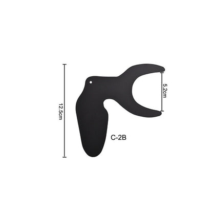 Dental orthodontic black background plate Intraoral photography background plate