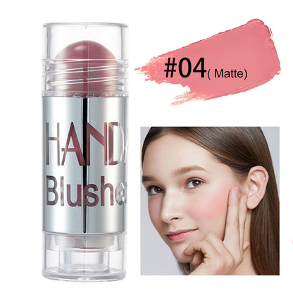 HANDAIYAN Chubby Crayon Blush Stick Moisturizing And Smooth Rouge Pen Blush Strip Cream Blush Stick Rouge