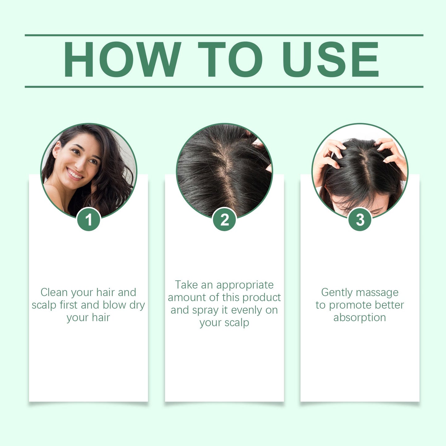 Hair Care Solution Gently Moisturizes And Nourishes Scalp, Softens Hair Care, Hydrates And Moisturizes Hair Care Solution