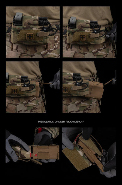 Compact Trauma Bag V3 GEN3 Style Agilit MD2 IFAK Tactical Medical First Aid Bag for Hunting Vest Plate Carrier Belt