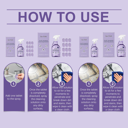 Multi-Purpose Cleaner Easily Cleans Grease Stains On Cooktops And Utensils