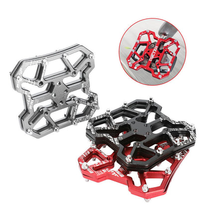 New Road Bike Lock Pedal Turn Flat Pedal Mountain Bike Quick Release Lock Piece Bicycle Splint Pedal Cycling Accessories