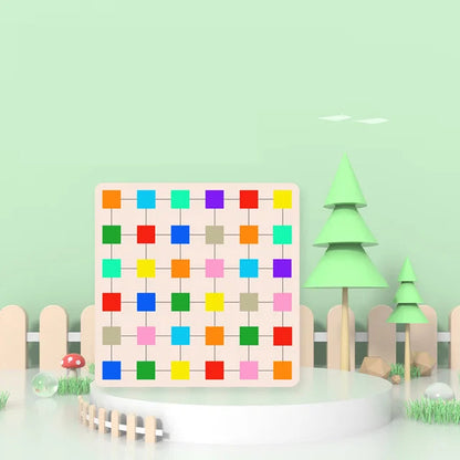 Color block capture puzzle children's early education color cognition building block assembly toy