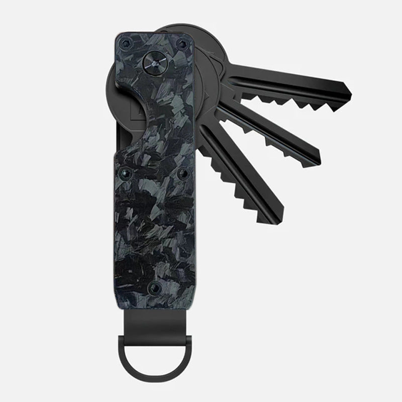 Keychain metal keychain aluminum alloy key storage keyclip