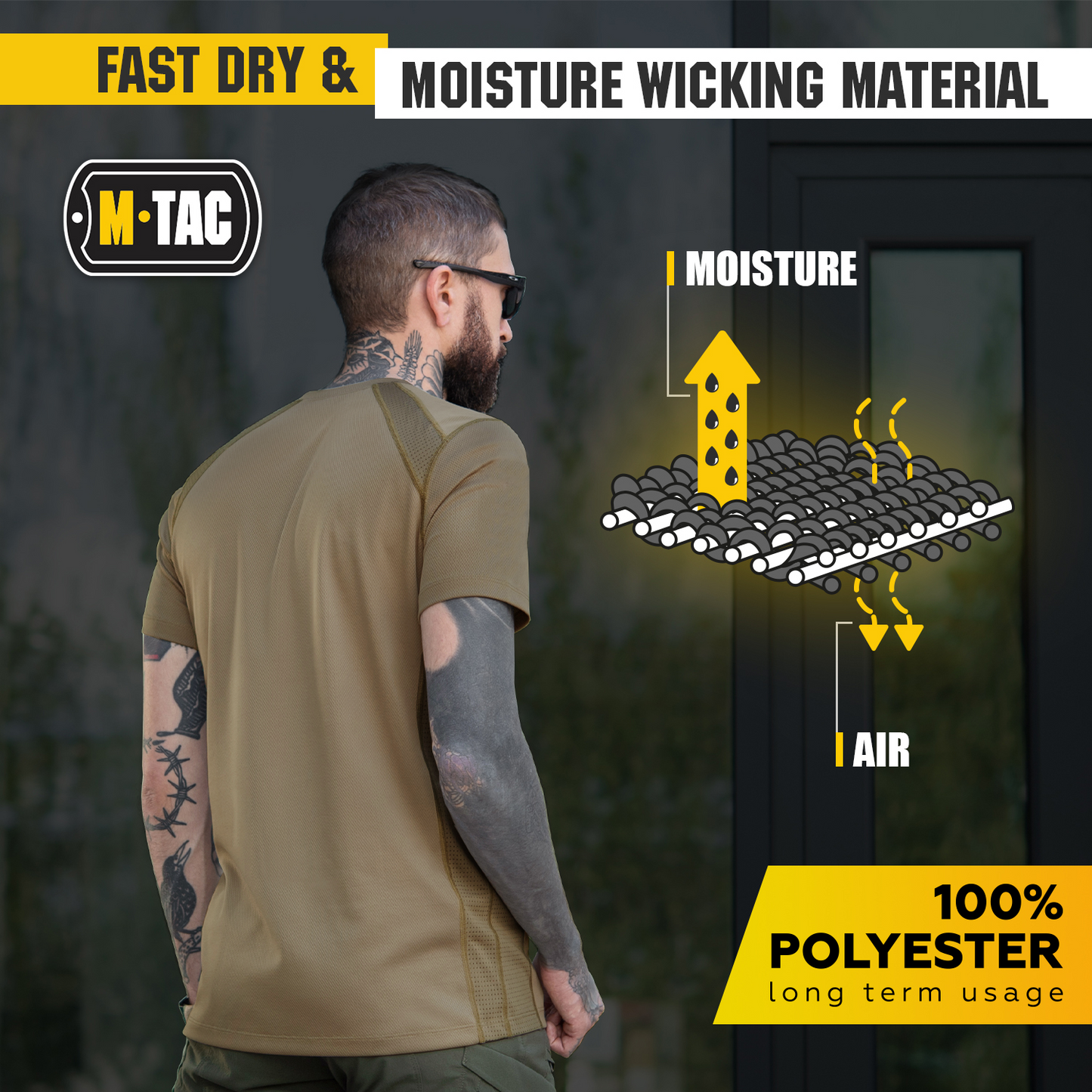 M-Tac T-Shirt Athletic Tactical Gen II (Set of 3)