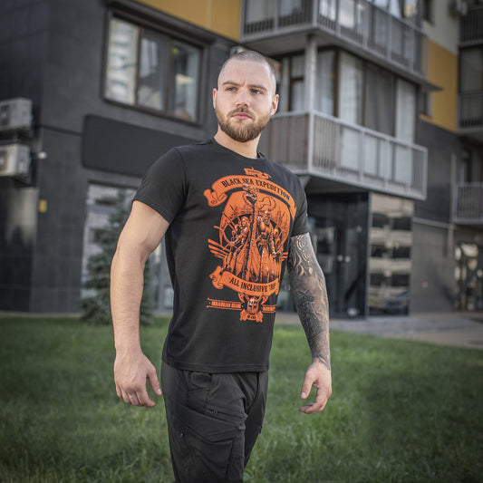 M-Tac T-shirt Black Sea Expedition