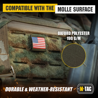 M-Tac Molle Morale Patch USA Flag - Tactical Military Badge