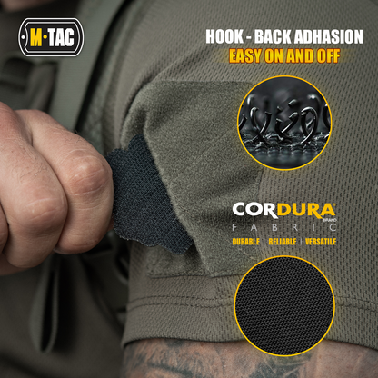 M-Tac Morale Patch Clover - Tactical Embroidered Military Badge with Hook Fastener Backing