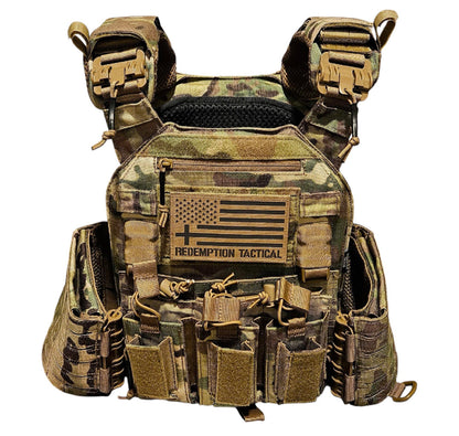 NIJ Certified LEVEL IV Crusader 2.0 Kit (2) 10x12 Front/Back Ceramic Plates + Crusader 2.0 Carrier