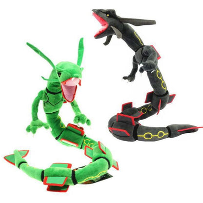 80cm Lie Kong Sitting Sky Dragon Crack Sitting Green Dragon Black Dragon Skeleton Shaped Plush Doll
