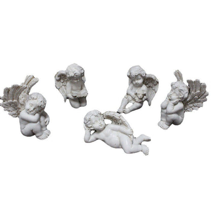 Angel plugin garden little girl resin flower decoration micro landscape garden statue