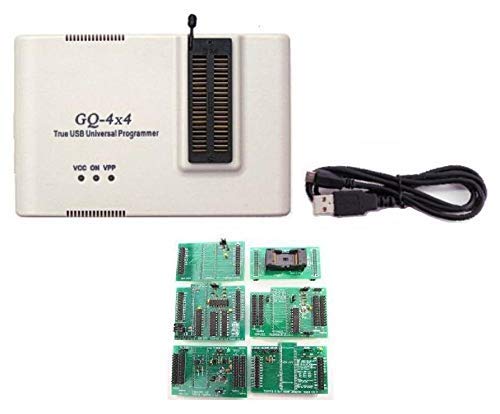 PRG-1117 GQ-4X V4 (GQ-4X4) Programmer + ADP-033a TSOP 20mm Complete Adapter Set, Support Chip ID W25Q256
