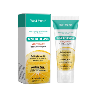 Salicylic Acid Anti-Acne Cleanser, Moisturizing Oil Control, Cleaning And Soothing Skin