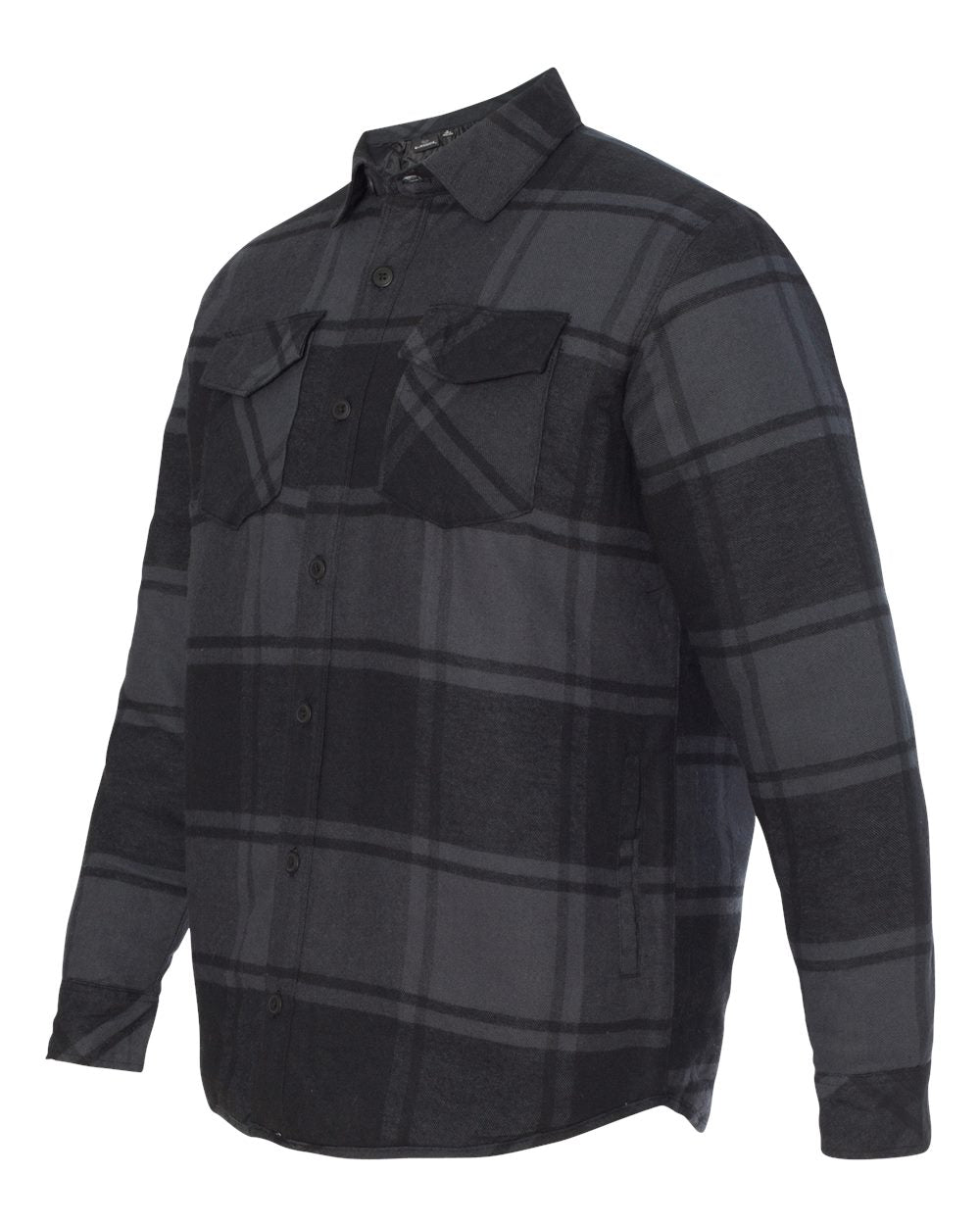 Quilted Flannel Shirt Jacket