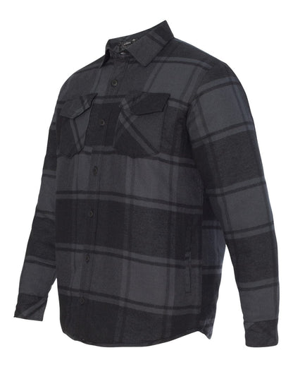 Quilted Flannel Shirt Jacket
