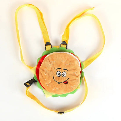 Pet Dog Backpack Durable Puppy Self Carry Backpack Adjustable Leash Cartoon Portable Harness Teddy Dog Outdoor Snack Bag