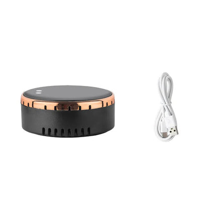 Air purifier for both home and car use solar powered negative ion formaldehyde and odor removal disinfection and purification device