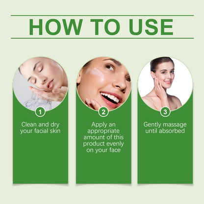 Green Tea Moisturizing Face Cream Gloss Oil Control Clean Balance Skin Moisturizing Moisturizing Skincare Set